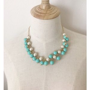 NWT J Crew Pearl and Breads Necklace